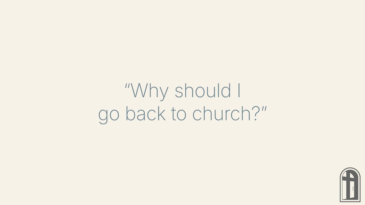Father Tim speaking in a Catholic reflection video.